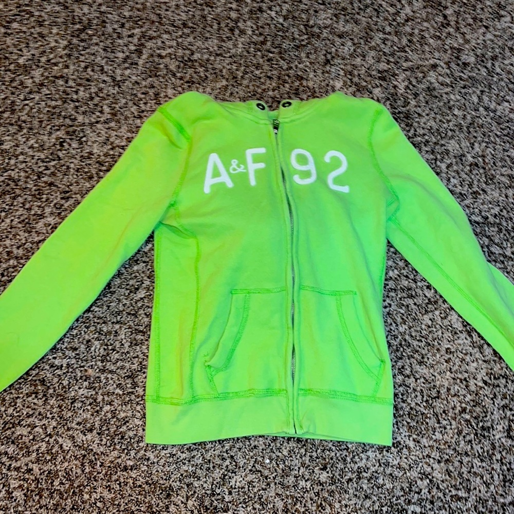 Green vintage Abercrombie and Fitch sweatshirt
